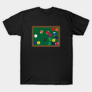 Billiard table game T-Shirt